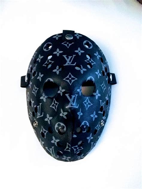 black louis vuitton face mask|Louis Vuitton jason mask.